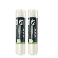 FROG 양면 엠보 롤백 대 30x40cm 300매 위생 일회용 재활용 비닐 봉투 크린백, 2개, 300개입, 대(L)