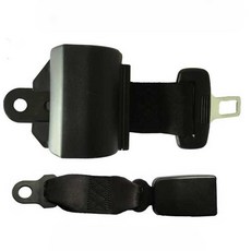 컬러안전벨트 자동 개폐식 승용차 지게차 좌석 버클, 1개, 고급형2점식안전벨트