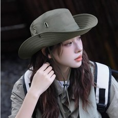 다로엘 남녀공용 자외선차단 등산모자 아웃도어 캠핑 낚시 대두, 어스카키