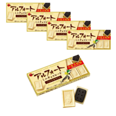 부르본 알포트 미니 바닐라 초콜릿, 4개, 55g