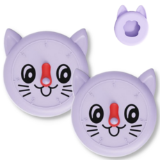 타모루 반려동물 다용도캔 실리콘 덮개, 1세트, 보라색