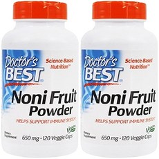 Doctor's BEST 諾麗果粉膠囊 650mg, 120顆, 2罐