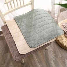 러빙랩 리베라 논슬립 의자 방석 끈고정가능 누빔방석 45x45