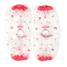 모닝글로리 뭉스패턴 투명 방수팔토시 핑크rai5+2iwx