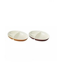 【海夫健康生活館】LZ KANO 日式仿木紋三格餐盤 日本製, 焦糖色, 1個