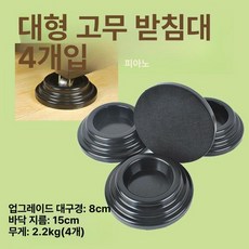 피아노 발패드 3개 3개입 3매입 4개 4개세트, 1개, 특대형 발판 4개입, 기본 모델명/품번