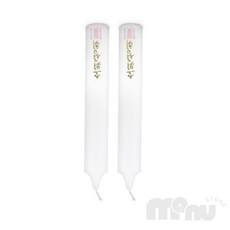 [삼마누] 집냄새제거 일반양초 양초캔들 쌍대 2개 (35x230mm)