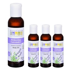 아우라카시아 아로마테라피 바디 오일, 118ml, 4개, Relaxing Lavender