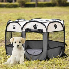 분만실 실내 강아지울타리 고양이 배변훈련 접이식 애견텐트, 1개, 상세페이지 참조