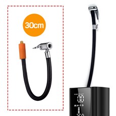 미오닉 에어펌프 무선 타이어공기압주입기 전용 에어주입 호수 30cm, 30cm 미오닉 전용주입호수, 1개