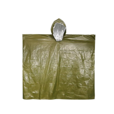 救生雨衣 防風防水 反射熱量 登山露營必備, 一般款(100x130)軍綠, 1個