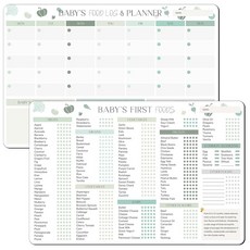 Baby First Foods Tracker 자석 녹색 192725