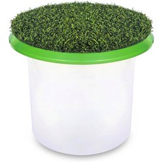 홈 골프 게임 업그레이드: 궁극의 퍼팅 연습을 위한 메탈 베이스 홀 컵 세트, Green abs, 1