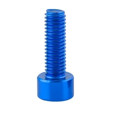 MUQZI 2개 자전거 물통 케이지 나사 m5 초경량 알루미늄 홀더 볼트 MTB 로드 바이크, 04 Blue
