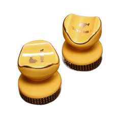 時尚黃色陶瓷雪茄架 穩固便攜雪茄配件 桌面藝術品, 1個