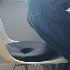 차량용 벌집방석 도넛 실리콘 사무실 여름 의자 방석, 상세페이지 참조, 1개