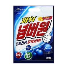 무궁화 파워 넘버원 찬물전용 가루세제, 800g, 3개