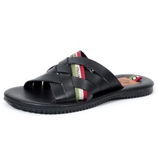 오로비앙코 샌들 고마가타 komagata 가죽 일본제 남성 블랙 사이즈 M