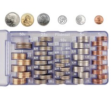 Flidnozi 코인 분류기 카운터 트레이 자동차용 미니 홀더 2개 정확하고 사용하기 쉬움 보관소 유형의 루즈 체인지 퀵 앤 정리 은행으로서의 굿 헬퍼 혁신적이고 내구성