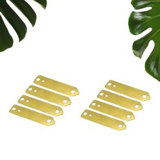 과학실험용 타공 구리판 (8개 2세트) 전류 가열 실험용 교구 열변색 10x40mm