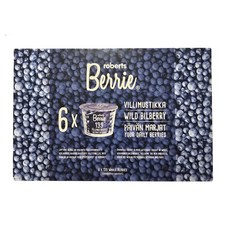 로버츠베리에 항공직송 재배가 아니라 채취하는 리얼 야생 핀란드 빌베리, 100ml, 6개
