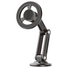 laderive 맥세이프 거치대 접이식 N52 초강력 자석 자동차 핸드폰 거치대, 블랙, 1개