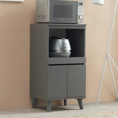 퍼니하우스 니즈 1000 정수기 밥솥 밥통 다이 전자렌지수납장 선반 미니 렌지대, 올그레이