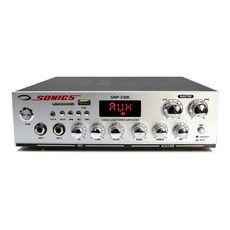 소닉스 SMP-230K 카페매장용앰프 2채널 200W 포스 스마트폰 USB AUX 블루투스, 단품