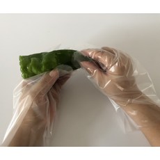 家用加厚防油透明手套 一次性手套, 1個, 1個裝