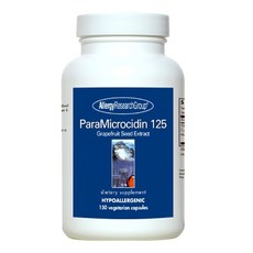 Allergy Research Group Paramicrocidin 125葡萄柚籽萃取素食膠囊, 150顆, 1罐