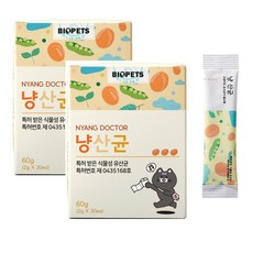 바이오펫츠 냥산균 고양이 유산균 2BOX, 장건강/유산균, 2박스
