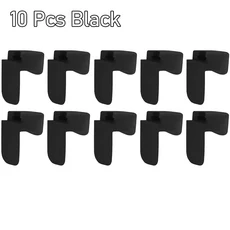 호환 10 Pcs IRIN 클라리넷 엄지 받침 긴 손잡이 실리콘 클라리넷 엄지 패드 방진 나무 파이프 악기, 03 10 Pcs Black