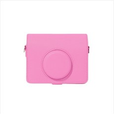 拍立得 MINI EVO 橫式復古皮套 相機包 (副廠), 1個, 粉色