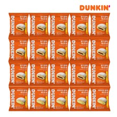 [던킨] 딸기 듬뿍 미니도넛 25g x 15개 + 바바리안 듬뿍 미니도넛 25g x 5개, 단품