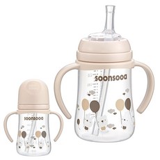 순수아 베이직 빨대컵 추 빨대 240ml, 1개, 베이직 빨대컵-빨대형