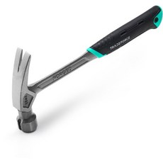 WORKPRO 20oz 減震氣墊手把鍛造鎚 抗震防滑 磁性釘架, 1個, 黑蒂芬妮藍