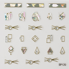 로모네일 데코스티커 113종 모음 셀프네일아트재료 네일데칼, 로모데코 SP120, 1개