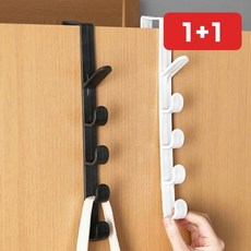 문걸이 옷걸이 도어 행거 모자 가방 열쇠 잡화 수납 현관 침실 원룸 화이트 인테리어, 1개
