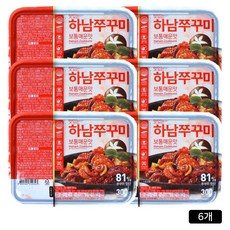 [홈쇼핑] 하남쭈꾸미 보통매운맛, 6개, 300G