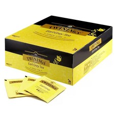 TWININGS 唐寧茶 伯爵紅茶 清新佛手柑風味 獨立茶包設計 享受英式下午茶, 2g, 1箱, 100個裝