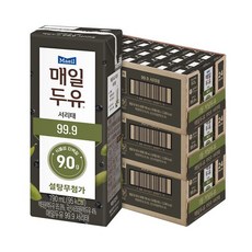매일두유 99.9 서리태 두유, 72개, 190ml
