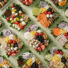 샐러드 포케 정기배송 2주 다이어트 식단 얌샐러드 구독 배달 야채 도시락 새벽 배송, 8개, 400g, 샐러드(수/금)