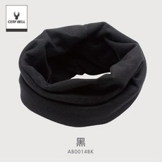 體溫魔術師 速暖高彈發熱圍脖 機能保暖脖圍 多功能親膚圍脖 秋冬必備, 黑, 1個