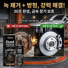 자동차 강력 녹제거 방청 금속 클리너 스프레이 초강력 녹 제거제 스프레이 더블 액션 포뮬러 녹제거 스프레이 고품질/실용적/오래 쓸 수 있다, 녹 제거제x1