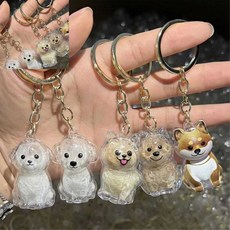 팔땨 투명 반려동물 강아지 털 뭉치 보관 캡슐 반려동물기념용 모발수납 소형보관함