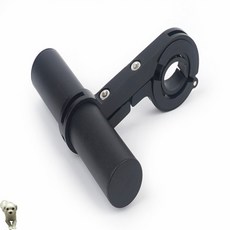 이샵 알루미늄 자전거 확장바 핸들바 10cm 자전거핸들확장바 실용적인거치대 튼튼한거치대, 블랙