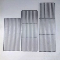 不銹鋼燒烤網家用烘焙網, 1個, 不銹鋼條形網寬18釐米長40釐米, 18釐米x40釐米