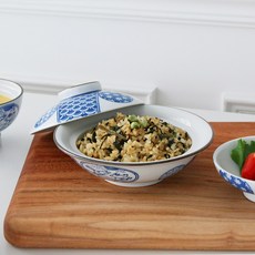 호시쿠즈 뚜껑있는 일본 돈부리 텐동 규동 덮밥 그릇 면기 2size, 1세트, 혼합색상_돈부리 (소)