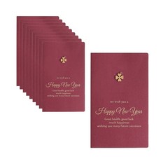 새해 입체 신년 연하장 카드, 10개, 행운