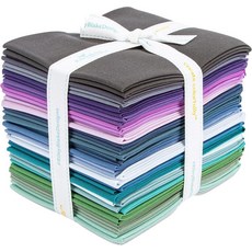 Confetti 면 단색 쿨 24 팻 쿼터 Riley Blake DESIGN 디자인S 디자인 FQ-COO120-24